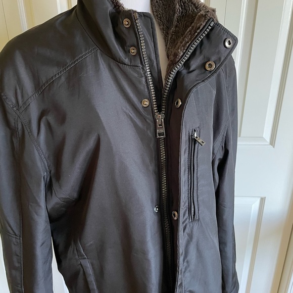 💥MARC NEW YORK Andrew Marc Men’s Black  Parka Jacket XL EUC - Picture 2 of 10